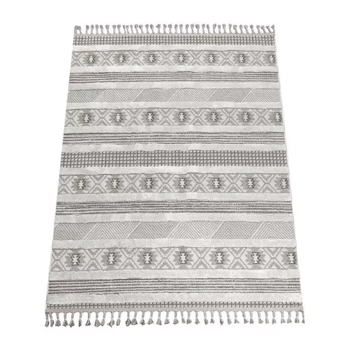 Ber. Zeugma 6504 WHITE 200 X 290 cm skandináv stílusú szőnyeg