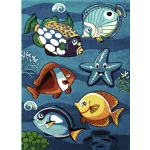 Ber. SMART KIDS 22308 tengerészkék 140 x 190 cm szőnyeg