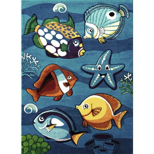 Ber. SMART KIDS 22308 tengerészkék 160 x 230 cm szőnyeg