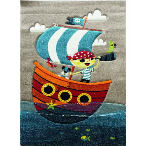 Ber. SMART KIDS 22766 kék 140 x 190 cm szőnyeg