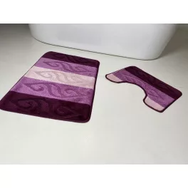 Fürdőszobai szőnyeg 2 részes - Den. lila