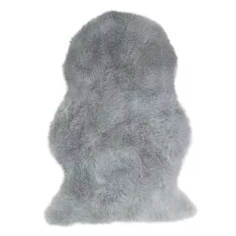 ASY Auckland Luxury Faux Sheepskin 070x200cm Silver