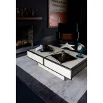 ASY Blade Border szőnyeg 200x290cm Charcoal Silver 04