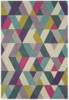 ASY Funk szőnyeg 120x170cm 02 Chevron kék zöld