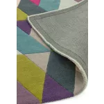 ASY Funk szőnyeg 120x170cm 02 Chevron kék zöld