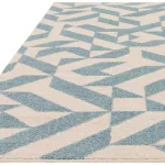 ASY Muse 080x150cm Blue Shapes Rug MU03 szőnyeg