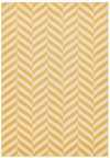 ASY Muse 080x150cm Yellow Chevron Rug MU08 szőnyeg