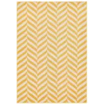 ASY Muse 080x150cm Yellow Chevron Rug MU08 szőnyeg