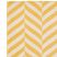 ASY Muse 080x150cm Yellow Chevron Rug MU08 szőnyeg