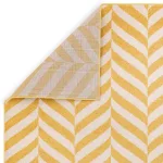 ASY Muse 080x150cm Yellow Chevron Rug MU08 szőnyeg