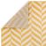 ASY Muse 080x150cm Yellow Chevron Rug MU08 szőnyeg