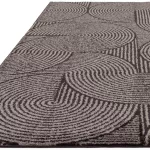 ASY Muse 120x170cm Charcoal Swirl szőnyeg MU01