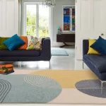 ASY Muse 160x230cm Blue Retro Rug MU15 szőnyeg