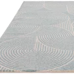 ASY Muse 200x290cm kék Swirl szőnyeg MU02