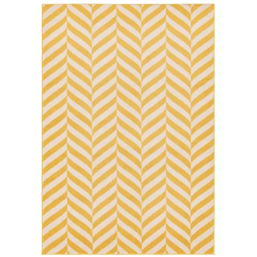 ASY Muse 200x290cm sárga Chevron szőnyeg MU08