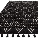 ASY Nepal 160x230cm Black/Cream Diamond Rug szőnyeg