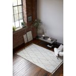 ASY Nepal 160x230cm Cream/Black Linear Rug szőnyeg