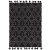 ASY Nepal 200x290cm Black/Cream Diamond Rug szőnyeg