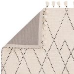 ASY Nepal 200x290cm Cream/Black Linear Rug szőnyeg