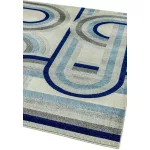 ASY Nova 080x150cm Retro kék szőnyeg NV30