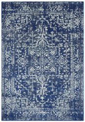 ASY Nova 200x290cm Antique Navy Rug NV11