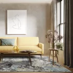 ASY Nova 200x290cm Abstract kék szőnyeg NV32