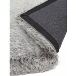 ASY Plush Rug 160x230cm Silver