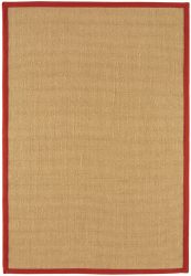ASY Sisal 068x300cm Linen/Red szőnyeg