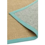 ASY Sisal 160x230cm Linen/Aqua szőnyeg