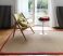 ASY Sisal 160x230cm Linen/piros szőnyeg