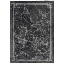 ASY Zehraya 120x180cm ZE03 szürke Border szőnyeg