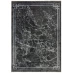 ASY Zehraya 160x230cm ZE03 szürke Border szőnyeg