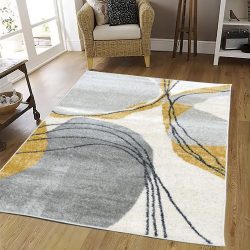 Bolti 19. Den Promo 5868 sárga 60x110cm modern szőnyeg