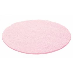 Ay life 1500 rózsaszín 120cm egyszínű kör shaggy szőnyeg
