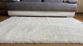 Prémium bézs shaggy szőnyeg 60x220cm