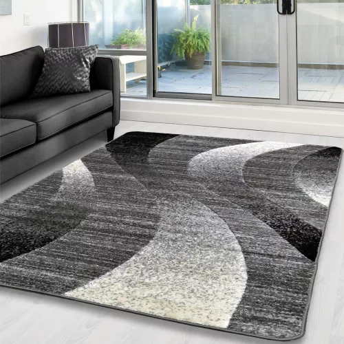 Den. Comfort SZÜRKE 4802 80x150CM-MODERN SZŐNYEG