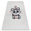 Bolti 21. BAMBINO 1129 mosható szőnyeg panda gyerekeknek csúszásgátló - krém 80x150 cm