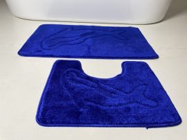 Fürdőszobai szőnyeg 2 részes - kék delfin