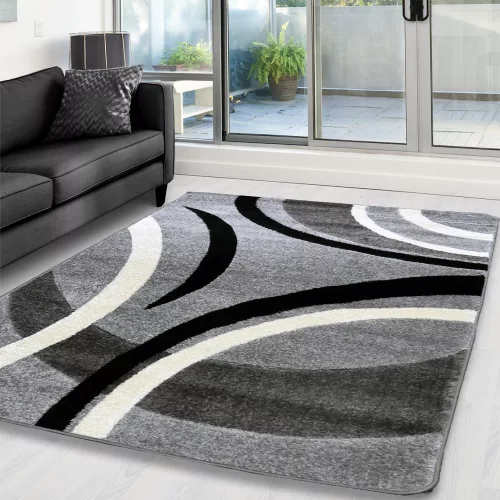Den. Comfort SZÜRKE 4791 80x150CM-MODERN SZŐNYEG