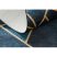 Bolti 21. ANDRE 1173 mosható szőnyeg mozaik, geometriai csúszásgátló - türkiz / arany 80x150 cm
