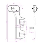Wc-re szerelhető bidé