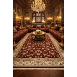 Ber. SULTAN 1200 piros 150 x 225cm klasszikus szőnyeg