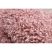 Szőnyeg, futószőnyeg SOFFI shaggy 2-3cm rózsaszín -80x300 cm