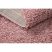 Szőnyeg, futószőnyeg SOFFI shaggy 2-3cm rózsaszín -80x250 cm