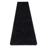 Kab. Szőnyeg, futószőnyeg SOFFI shaggy 2cm fekete -80x200 cm