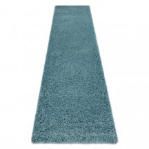   Szőnyeg, Futó szőnyegek SOFFI shaggy 5cm kék - a konyhához és a folyosóra 80x150 cm