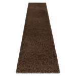 Kab. Szőnyeg, futószőnyeg SOFFI shaggy 2cm barna -60x250 cm