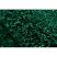 Szőnyeg, futószőnyeg SOFFI shaggy 2-3cm zöld -60x200 cm
