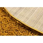 Kab. Szőnyeg SOFFI kör shaggy 2cm arany kör 160 cm