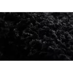 Kab. Szőnyeg SOFFI kör shaggy 2cm fekete kör 160 cm